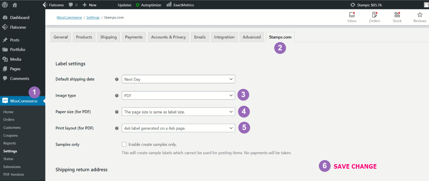 WooCommerce 4x6 layout