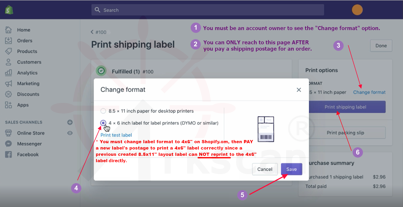 Change Layout Format in Shopify WM