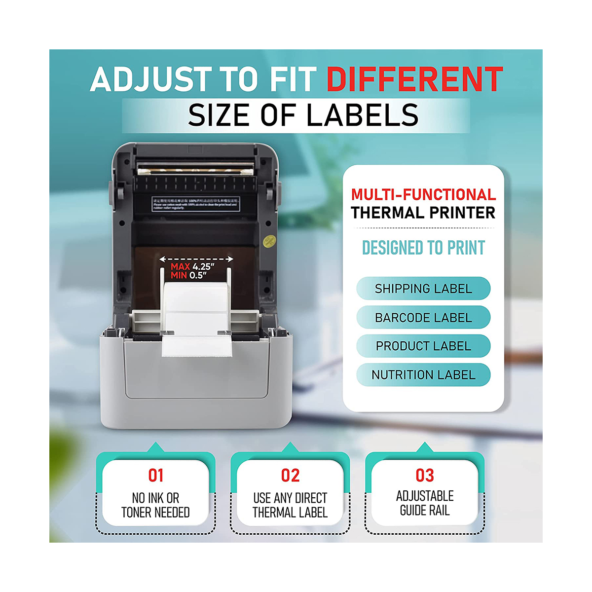 Label Sizes